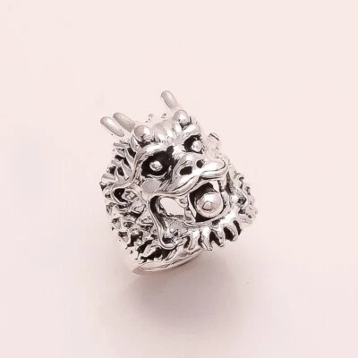 Stupendo designer fatto a mano placcato argento 925 misura 9 anelli moda gioi... - Immagine 1 di 3