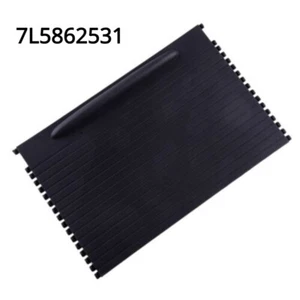 Black Console Cup Holder Roller Blind Cover Cap For Porsche Cayenne 2003-2010 ' - Bild 1 von 5