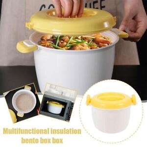 Microwave Rice Cooker Steamer Pot Pastamaker Oven Cookware Cooking Soup Pot'