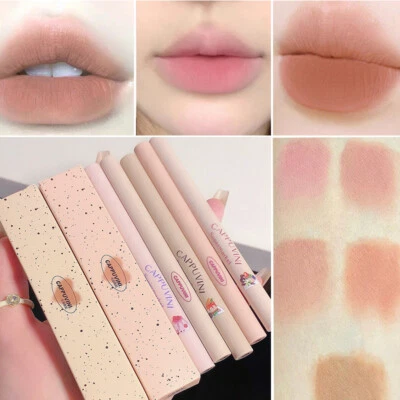 Matte Lip Liner Lipstick Pen Long Lasting Waterproof Velvet Lipliner Pencil AU - Image 1 of 4