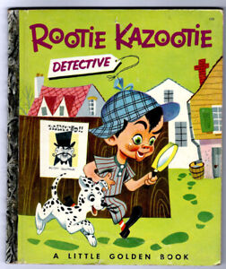 ROOTIE KAZOOTIE Detective A Little Golden Book from 1953 By Steve Carlin