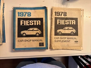 1978 Ford Fiesta Car Shop Manual Plus Supplement - Picture 1 of 5