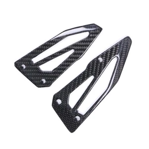 Real Carbon Fiber For 2017 - 2024 MT10 FZ10 Foot Peg Heel Plate Guard Footrest - Picture 1 of 3