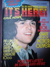 Vintage 70s It's Here and Now! Music Magazine Peter Oliver Nazareth David Essex