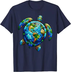 Earth Day Shirt Sea Turtle Save The Planet Women Men Kids T-Shirt Hoodie - Picture 1 of 15