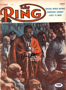 Archie Moore Autographed Signed The Ring Magazine Cover PSA/DNA #S48875 - Picture 1 of 2