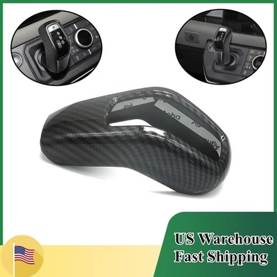 For Land Rover Range Rover 2014-2017 Gear Shift Knob Trim Sticker ABS Black — 第 1/4 张图片