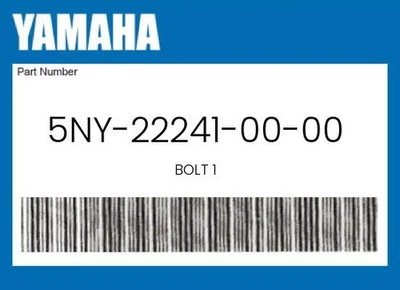 Perno genuino Yamaha 1 - 5Ny-22241-00-00 Foto 1 de 4