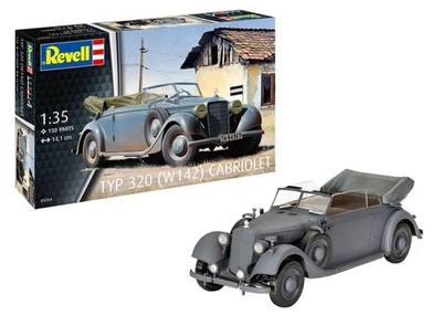 Kabriolet Typ 320 (W142) - Revell 03354 skala 1/35 - Immagine 1 di 4