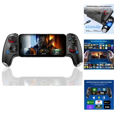 Megadream Mobile Phone Controller for iPhone/Android/iPad/Tablet - Switch/PC ... - Bild 1 von 2