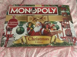 Hasbro Christmas Monopoly Board Game - Limited Edition Brand New - Picture 1 of 14