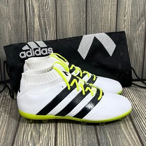 Adidas PrimeKnit Skin Fußballschuhe Stollen Futbol Damengröße 6 AQ3456 weiß gelb - Bild 1 von 7