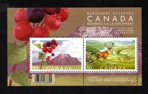 CANADA - SOUVENIR SHEET - SCOTT 2106b - Biosphere Reserves - MNH - Picture 1 of 1