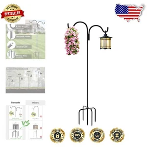 Traditional Style 108-Inch Heavy-Duty Shepherds Hook for Bird Feeders & Lanterns - Picture 1 of 9
