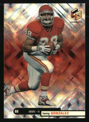 Tony Gonzalez 1999 Upper Deck HoloGrFX #28  Football Card - Image 1 of 2