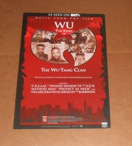 The Story of WU Wu-Tang Clan Original Promo Poster 11x17 Movie Soundtrack - Picture 1 of 2