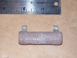 NEU Milwaukee Vishay 20.000 Ohm 3% 12W Widerstand 2"LG P423 - Bild 1 von 2