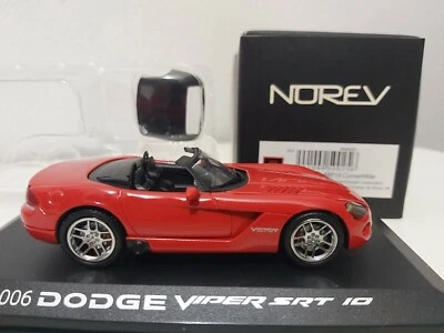 Dodge Viper SRT10 Convertible Rojo 1:43 Norev Excelente ¡EXTREMADAMENTE RARO!! Foto 1 de 4