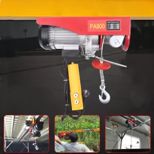 Elektroseilzug mit Flaschenzug Seilwin Kranwinde Aufzug 800KG 220V Langlebig - Bild 1 von 11