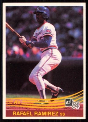 1984 Donruss Rafael Ramirez Oakland Athletics/Atlanta Braves #589 - Image 1 of 2