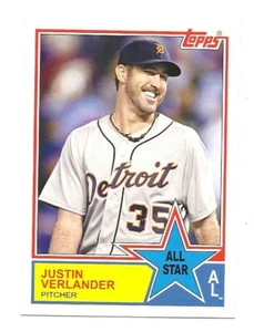 2013 Topps Archives "1983 Topps All-Stars" #83-JV, JUSTIN VERLANDER, Det. Tigers - Picture 1 of 2