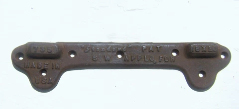 Antique Standard Cast Iron Sink Bracket 10 1/2" Center ~NICE~ Cover