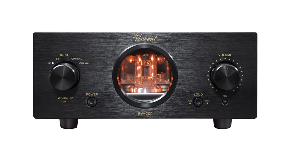 VINCENT SV-200 AMPLIFICATORE INTEGRATO IBRIDO BLACK NUOVO - Immagine 1 di 3