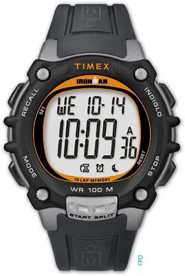 Reloj Timex TW5M64500 digital Ironman Essential E10 44 mm correa negra para hombre Foto 1 de 2