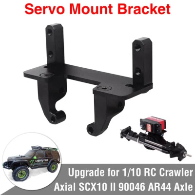 Metall Servohalterung für Axial SCX10 II 90046 AR44 Axle 1/10 RC Crawler Car - Bild 1 von 4