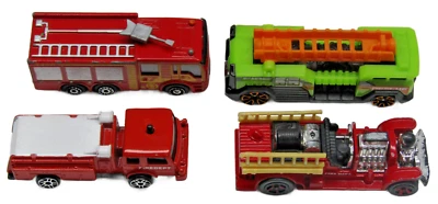 Diecast Firetruck Collection Hot Wheels 5 Alarm Old #5.5 Maisto Denver Pumper 17 - Image 1 of 4