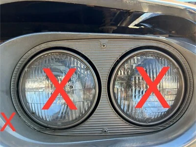 Ford Thunderbird 1961 1962 1963 conductor faro izquierdo bisel moldura Foto 1 de 4