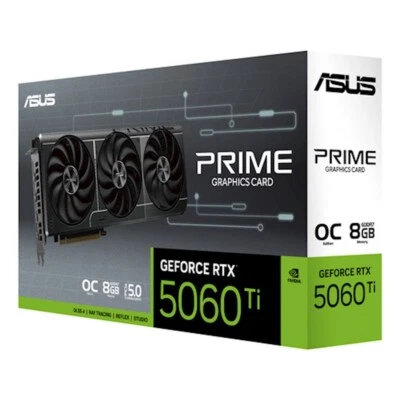 Asus ASUS VGA GEFORCE RTX 5060 TI, PRIME-RTX5060TI-O8G, 8GB GDDR7, HDMI/DP*3, 90 - Immagine 1 di 4