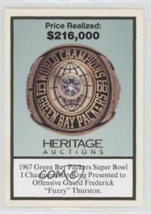 2023 cartes publicitaires 1967 bague Super Bowl Green Bay Packers #86