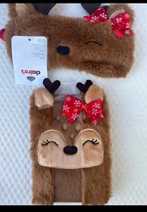 New Claire’s Christmas Reindeer Gift Set Rudolph Clarice Girls Gift - Picture 1 of 3