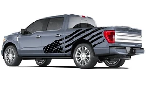 US flag side graphics stickers decals compatible with Ford F150 - Picture 1 of 15