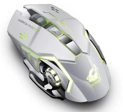 Gaming Wireless Mouse  Rechargeable Wireless Mice USB Backlight Mouse For PC - Image 1 of 4