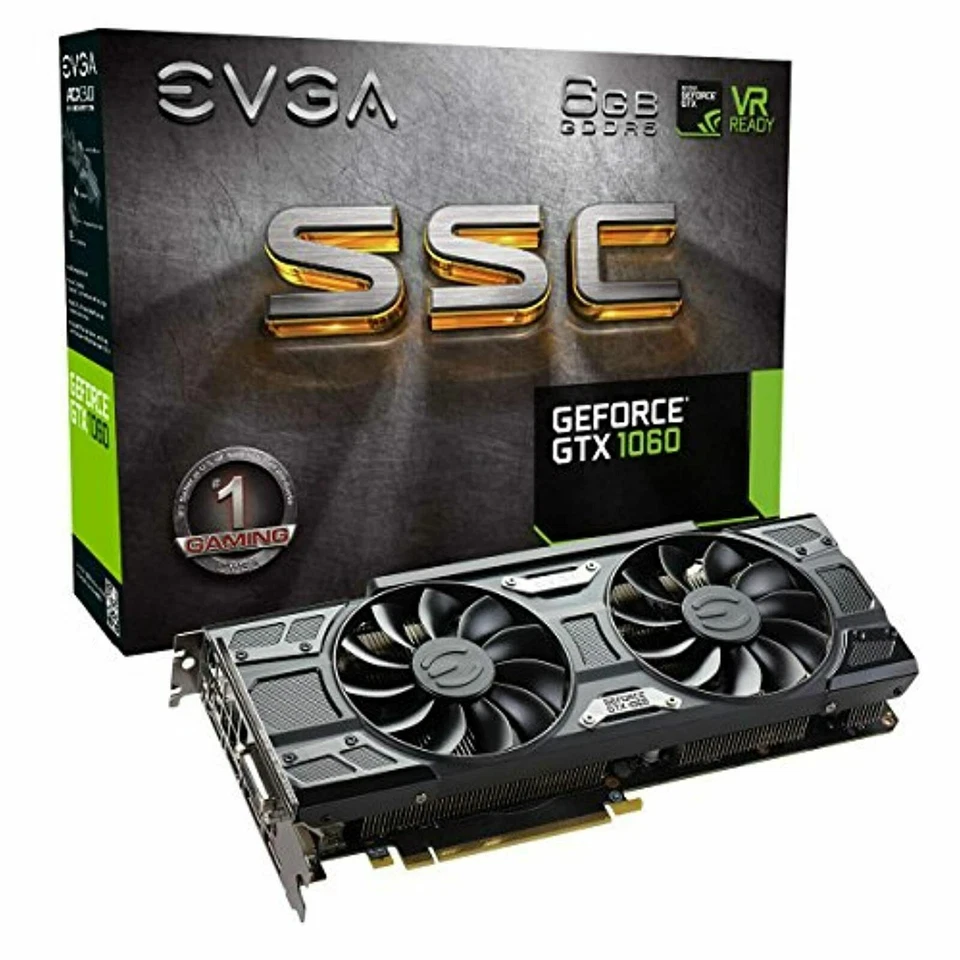 EVGA GeForce GTX 1060 6GB SSC GAMING ACX 3.0 06G-P4-6267-KR - Image 1 of 1