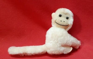 Vintage lächelnder Affe 3 Zoll Clip auf Hugger Grabber klammern Plüschfigur Sammlerstück - Bild 1 von 3