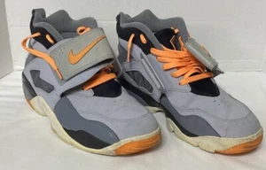 Nike Air Diamond Turf Sz-12 Wolf Grey/Atmc Orand-Cl Gry-Blk - Picture 1 of 14