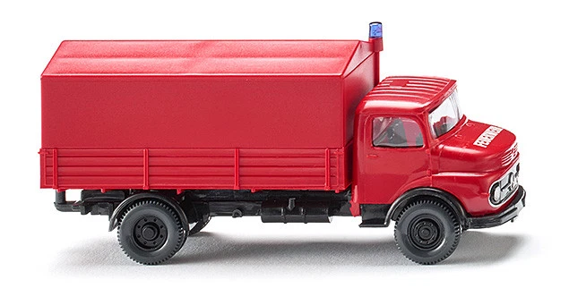 WIKING 086134 - 1:87 - MERCEDES KURZHAUBER  VIGILI DEL FUOCO (1959) - Immagine 1 di 1