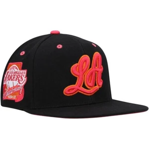 NEW LA Los Angeles Lakers Mitchell Ness 35th Anniversary Sunset Fitted Hat 7 5/8 - Picture 1 of 8