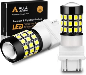 Alla Lighting Newly Upgraded T25 3156 3157 LED Bulbs, 6000K White Back Up Turn - Picture 1 of 1