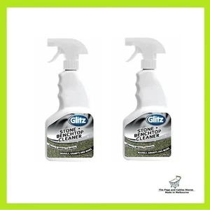 2 x Glitz Stone & Benchtop Cleaner 750mL - Cleans, Shines & Protects - Picture 1 of 1