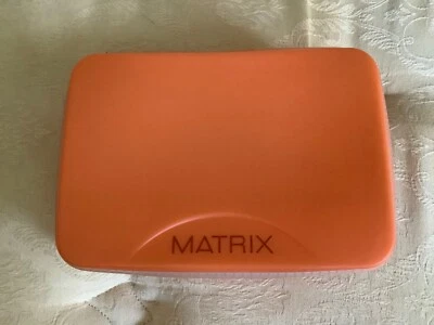 BOLSA DE MAQUILLAJE con cremallera MATRIX NARANJA 7”x 4,75” NUEVA Foto 1 de 3