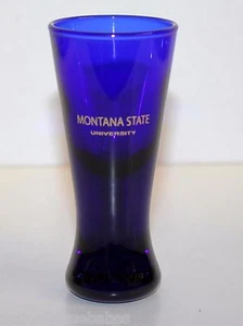 Montana State University - BLUE BEER STYLE SHOT SHOOTER - 4 1/4" TALL - Picture 1 of 6