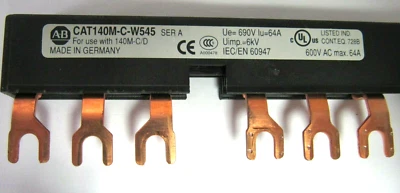 ALLEN-BRADLEY CAT140M-C-W545 SER A FOR USE WITH 140M-C/D, 64A ,600V AC - Image 1 of 3