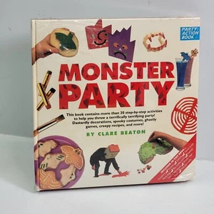 Vintage RARE! MONSTER PARTY Action Halloween Dress Up Book  (1993, Hardcover) - Bild 1 von 5
