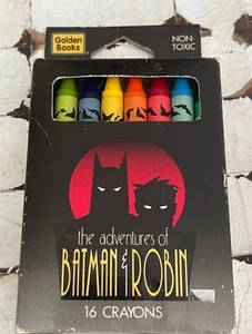 The Adventures of Batman & Robin Animated Series Vintage 1995 Crayons Pack Neu - Bild 1 von 4