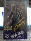 WWE WWF Mattel Elite Edge Zack Ryder Curt Hawkins Edgehads 3 Autogramme JSA COA