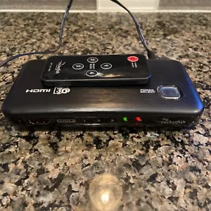 Rocketfish RF-G1185 HDMI 3D Switch 4 Port Selector Remote & Power Cord - Picture 1 of 6